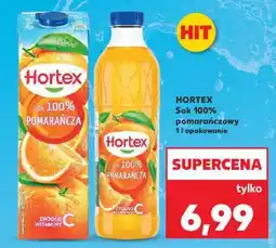 Kaufland HORTEX Sok 100% pomarańczowy 1l opakowanie oferta