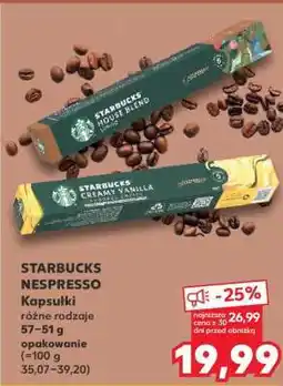 Kaufland STARBUCKS NESPRESSO oferta
