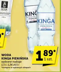 Euro Sklep Woda Kinga Pienińska oferta