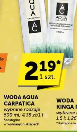 Euro Sklep Woda Aqua Carpatica oferta
