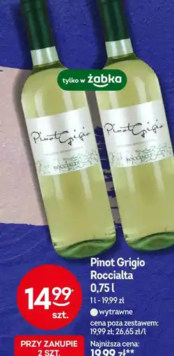 Żabka Pinot Grigio Roccialta oferta