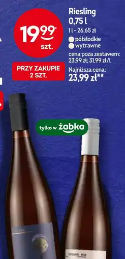 Żabka Riesling oferta
