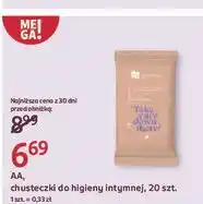 Rossmann Chusteczki do higieny intymnej delikatne Aa oferta