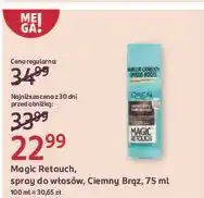 Rossmann Spray do retuszu odrostów ciemny brąz L'oreal Magic Retouch oferta
