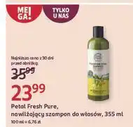 Rossmann Szampon pestki winogron i oliwa z oliwek Petal Fresh Pure oferta