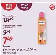 Rossmann Pianka pod prysznic pozwól sie przytulić Isana oferta