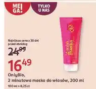 Rossmann Maska do włosów 2 minutowa Only Bio oferta