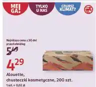 Rossmann Chusteczki kosmetyczne Alouette oferta