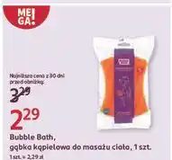 Rossmann Gąbka kąpielowa do masażu ciała Bubble Bath oferta