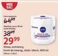 Rossmann Krem dla skóry wrażliwej repair & care Nivea oferta