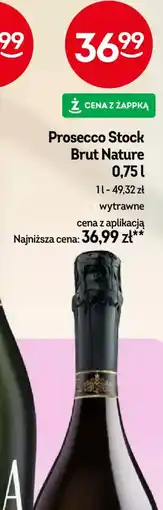 Żabka Prosecco Stock Brut Nature oferta