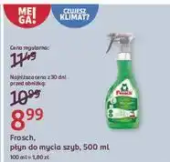 Rossmann Spray do mycia szyb bio spirit Frosch oferta