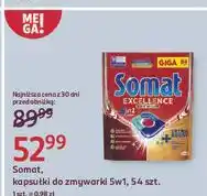 Rossmann Tabletki do zmywarki Somat Excellence Premium 5In1 oferta