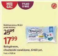 Rossmann Chusteczki nawilżane classic Babydream oferta
