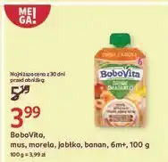 Rossmann Kaszka morela jabłko banan Bobovita oferta