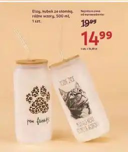 Rossmann Kubek ze słomką Eloy oferta