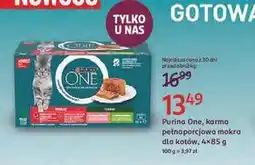 Rossmann Karma dla kota sterilcat łosoś z marchewką + indyk fasolą Purina One oferta