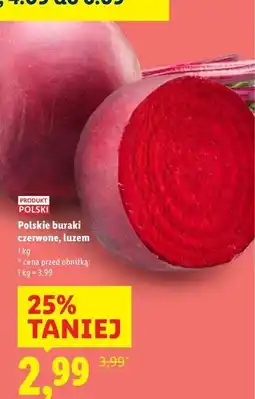 Lidl Buraki polska oferta