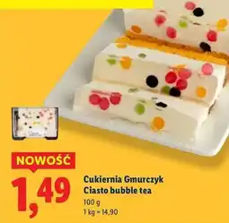 Lidl Ciasto bubble tea Gmurczyk oferta