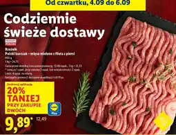 Lidl Mięso mielone z piersi kurczaka Rzeźnik Codzienna Dostawa oferta