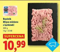 Lidl Mięso mielone wieprzowe z karkówki Rzeźnik Codzienna Dostawa oferta