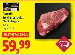 Lidl Stek z rostbefu wołowiny black angus Rzeźnik Codzienna Dostawa oferta