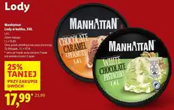 Lidl Lody white chocolate & pistachio Manhattan (Nestle) oferta