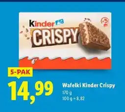 Lidl Batony Kinder Crispy oferta