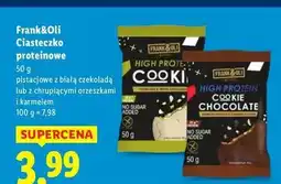 Lidl Ciastka proteinowe gorzka czekolada z orzechami Frank&Oli oferta