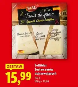 Lidl Zestaw 3 serów hiszpańskich Sol&Mar oferta