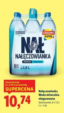 Lidl Woda niegazowana Nałęczowianka oferta