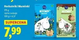 Lidl Herbatniki czekoladowe muminki Fazer oferta