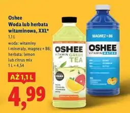 Lidl Napój citrus mix Oshee Vitamin Tea oferta