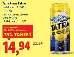 Lidl Piwo Tatra Jasne Pełne oferta