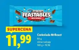 Lidl Czekolada crunch Mr Beast oferta