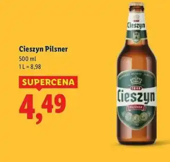 Lidl Piwo Cieszyn Pilsner oferta