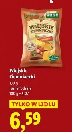 Lidl Chipsy o smaku pomidorków Lorenz Wiejskie Ziemniaczki oferta