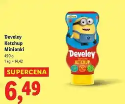 Lidl Ketchup minionki Develey oferta