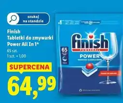 Lidl Tabletki do zmywarek regular Finish All In 1 oferta
