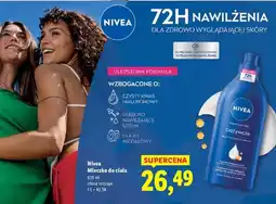 Lidl Mleczko odżywcze skóra bardzo sucha z pompką Nivea oferta