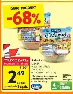 Intermarche Sałatka z wędzonym pstrągiem Lisner O Mamo! oferta