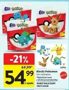 Intermarche Klocki pokemon Mattel oferta