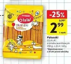 Intermarche Paluszki o smaku waniliowym O La La! oferta