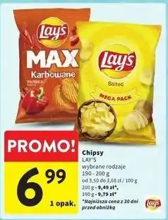 Intermarche Chipsy paprykowe Lay's Max Karbowane oferta
