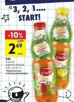 Intermarche Sok jabłko-marchew-banan O La La! oferta