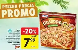 Intermarche Pizza z szynką i pieczarkami Dr. Oetker Guseppe oferta