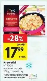 Intermarche Krewetki z masłem czosnkowym Myfood oferta