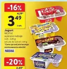 Intermarche Jogurt Smarties oferta