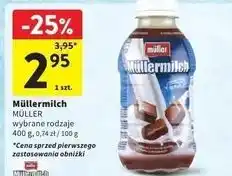 Intermarche Napój mleczny czekoladowy Mullermilch oferta