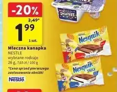 Intermarche Mleczna kanapka kakao Nesquik Snack oferta